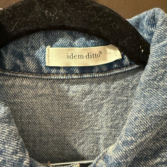 Classic Blue Denim Romper - Picture 4 of 4